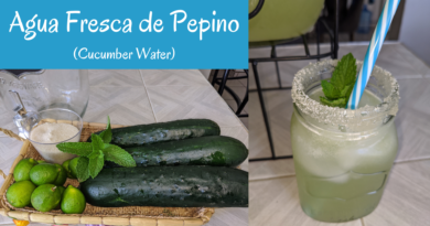 Agua Fresca de Pepino (Cucumber Water)