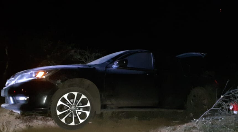 Stolen Vehicle with Firearms