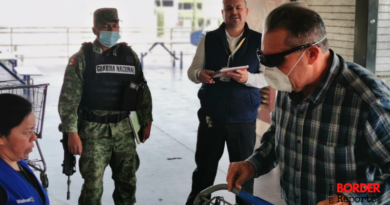 NOGALES.- Agents of the General Police Station of Public Security carry out coordinated operations to enforce stay home during easter. The Border Reports