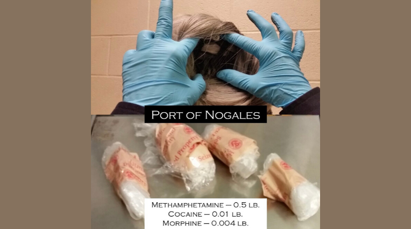 Smuggling drugs in hair