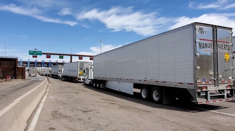 Trailers Crossing the Border