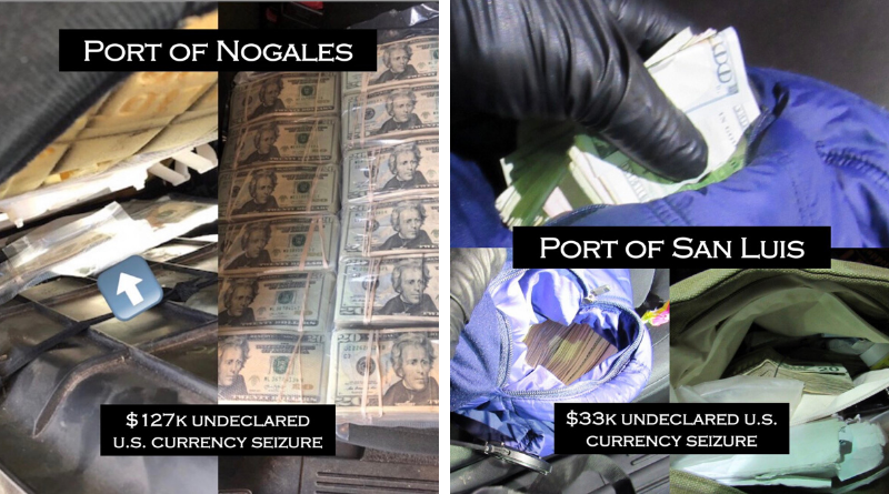 Money Seized At The border