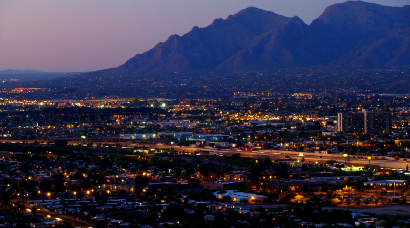 Tucson Arizona At Night