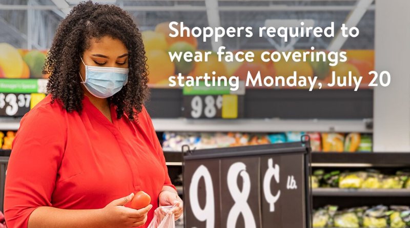 mandatory facemasks for walmart