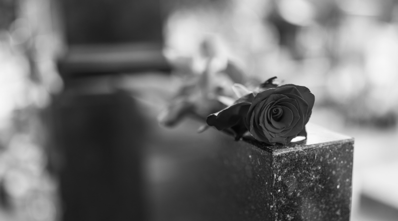 Black and White Tombstone