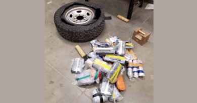 Phoenix Resident Caught Smuggling Drugs in Spare Tire in Nogales.