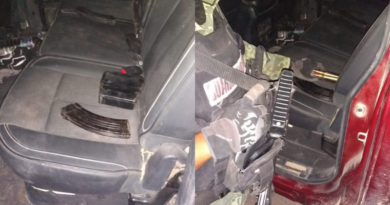 Military-Grade Material Found in Abandoned Car in Pitiquito.