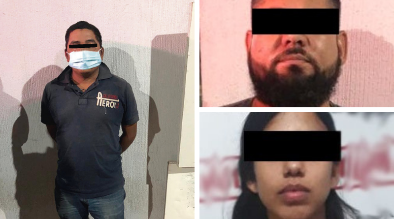 Two Men and a Woman Arrested for Carrying AR15 in Caborca.