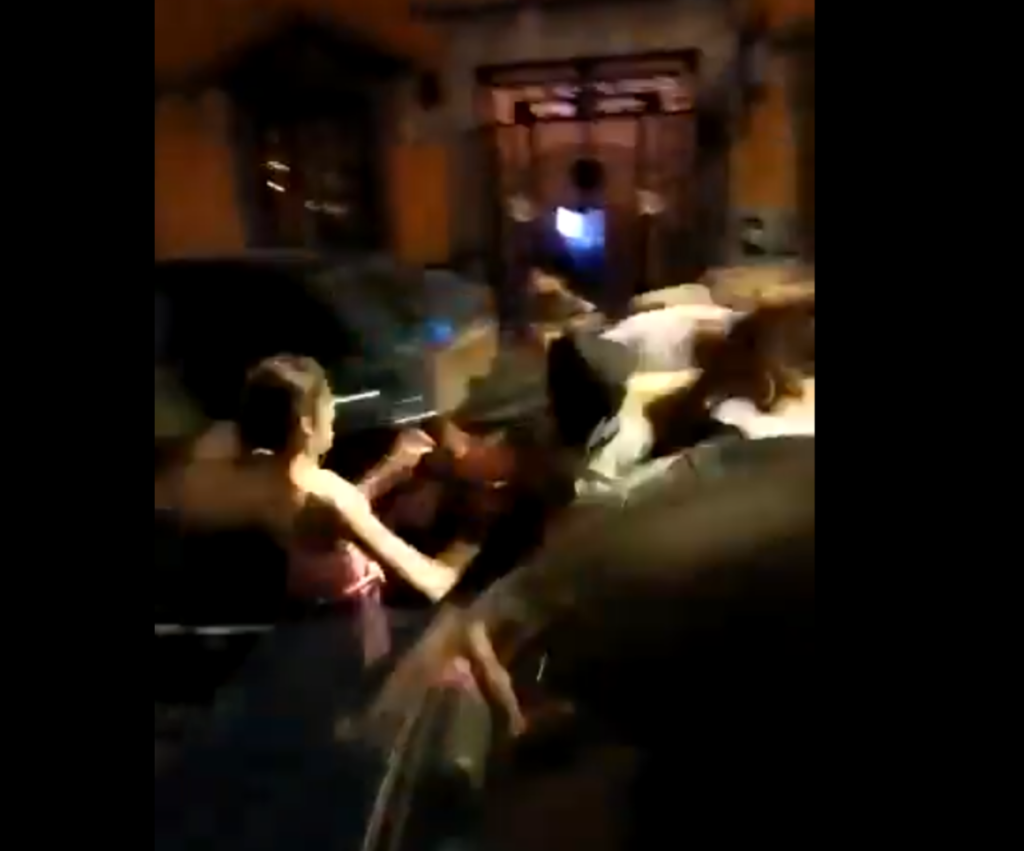 driver run over teenagers in San Luis Potosi, Mexico