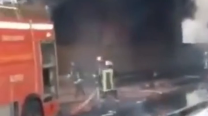 150 firefighters worked to control the fire.