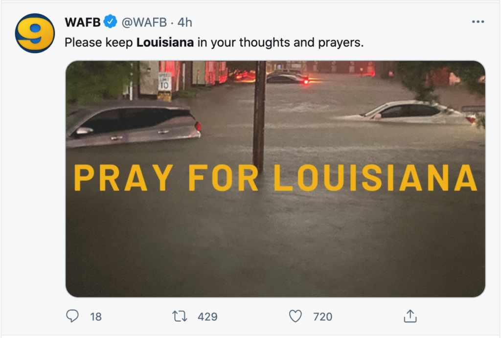 Louisiana Texas rain floods