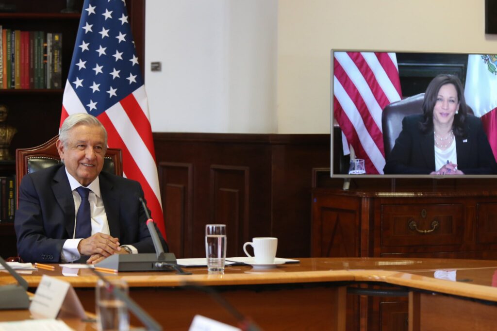 Vice-President Kamala Harris Lopez Obrador