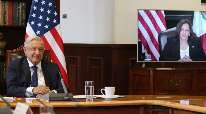 Vice-President Kamala Harris Lopez Obrador