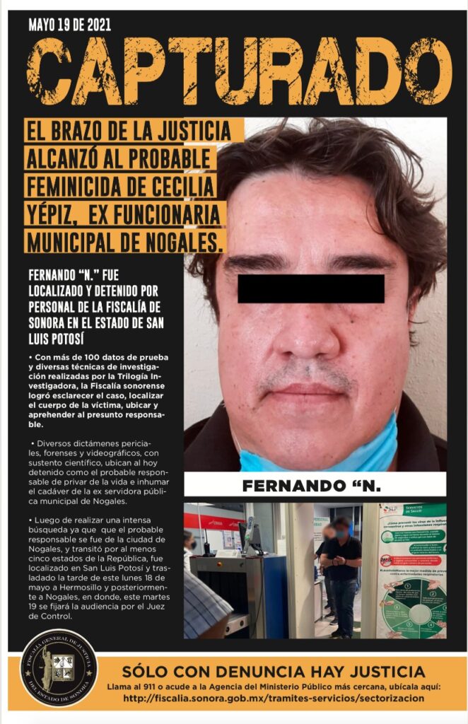 Cecilia Yépiz Reyna murder solved