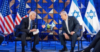 Joe Biden visita Israel y se reúne con el primer ministro Benjamín Netanyahu.