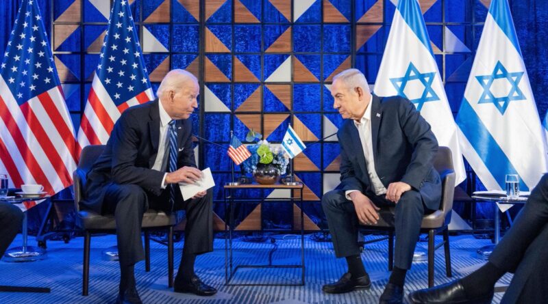 Joe Biden visita Israel y se reúne con el primer ministro Benjamín Netanyahu.