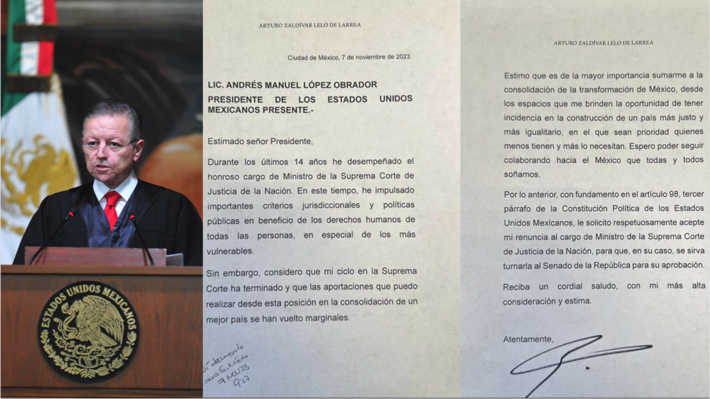 Arturo Zaldívar renuncia