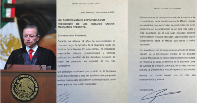 Arturo Zaldívar renuncia