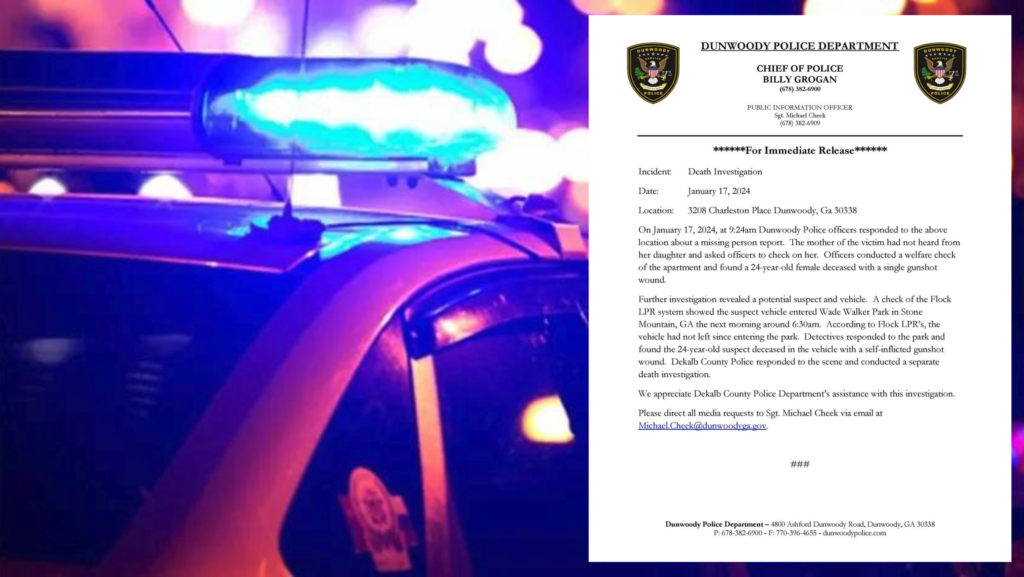 Tragedia en Atlanta Metro, asesinato-suicidio en Stone Mountain y Dunwoody