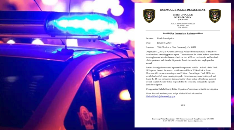 Tragedia en Atlanta Metro, asesinato-suicidio en Stone Mountain y Dunwoody