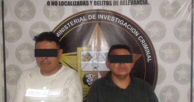 Un juez ha vinculado a proceso y dictado prisión preventiva para Ángel Jhonatan “N” y Víctor Miguel “N” por su probable responsabilidad en crímenes de un mando policiaco y su escolta en SLRC.