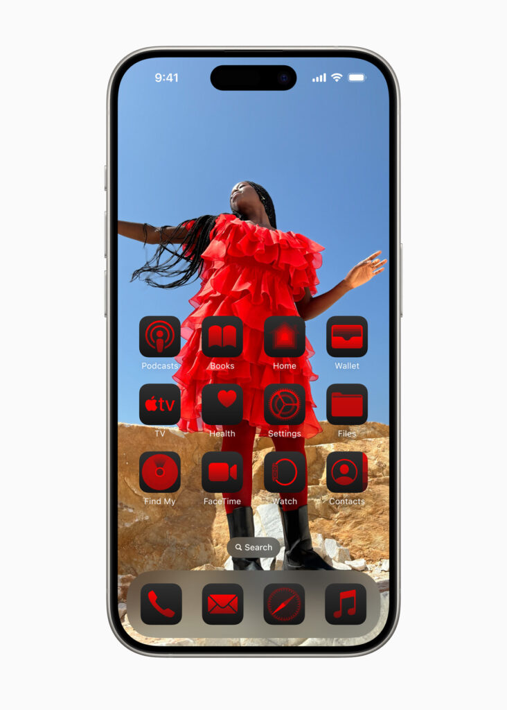 Apple reveló hoy iOS 18, una actualización significativa que incluye más opciones de personalización. (Apple)