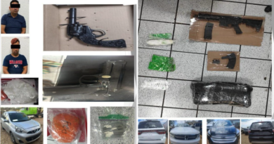 Decomisan armas y droga en Hermosillo.