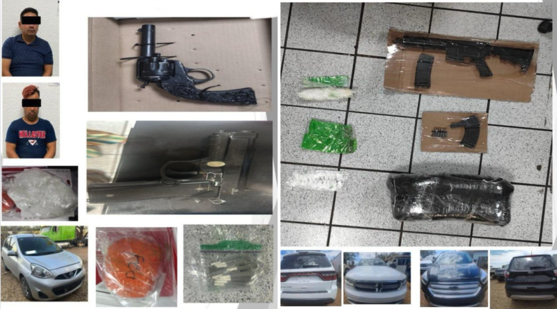 Decomisan armas y droga en Hermosillo.