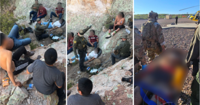 Operativo de rescate de migrantes en Peloncillo Mountains por la Border Patrol de Douglas. (📸 Border Patrol)