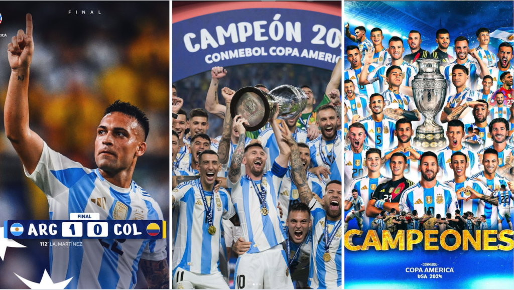 Argentina bicampeon Copa America 2024. (Conmebol Copa America 2024)