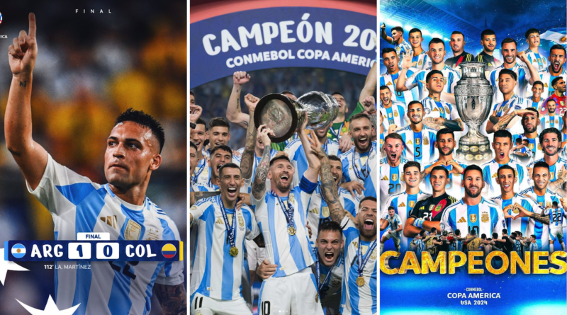 Argentina bicampeon Copa America 2024. (Conmebol Copa America 2024)