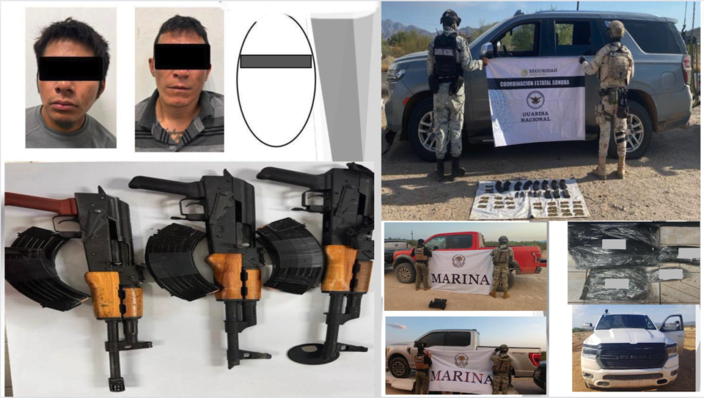 Operativos militares en Sonora.