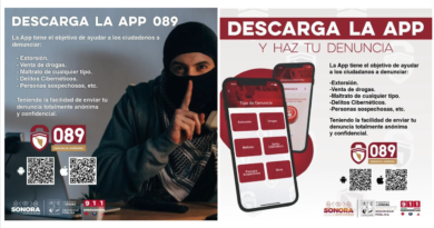 Seguridad Pública lanza app móvil 089 para denunciar delitos en Sonora