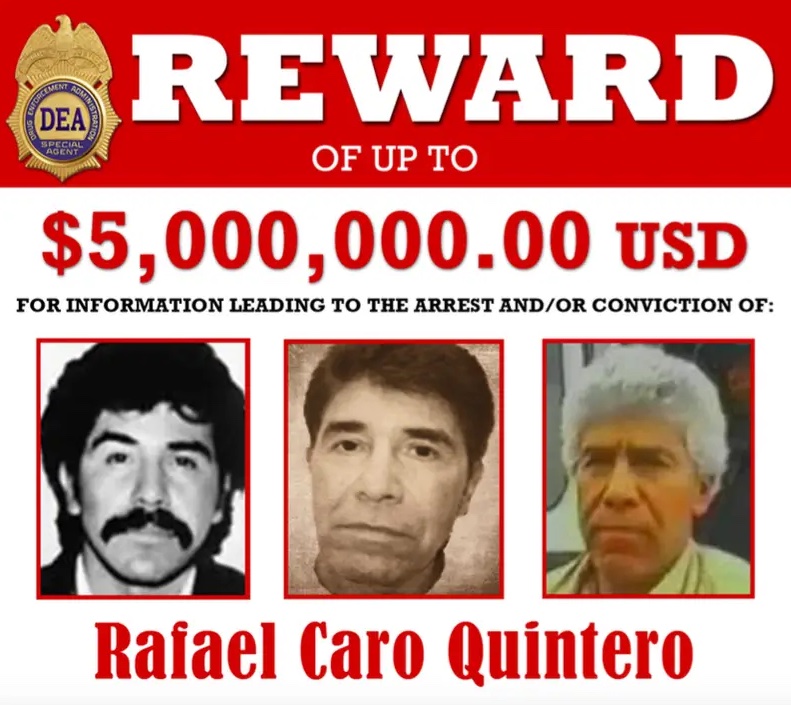 Rodrigo Páez Quintero extraditado a Estados Unidos, es según fuentes del Departamento de Justicia, sobrino del “padrino”, Rafael Caro Quintero.