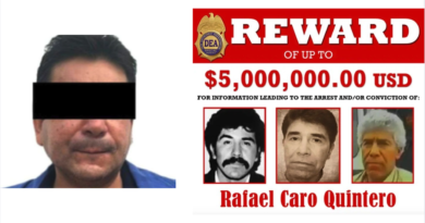 Rodrigo Páez Quintero extraditado a EU, presunto sobrino del capo Rafael Caro Quintero, “El Padrino”.