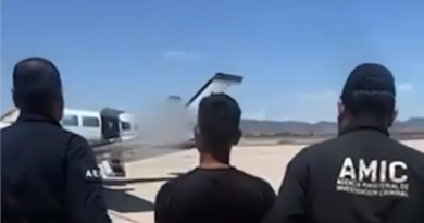 FGJES traslada a Sergio Daniel a Mexicali, principal sospechoso del feminicidio de Paola Andrea.