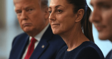 Claudia Sheinbaum cuestiona origen de los precursores del fentanilo