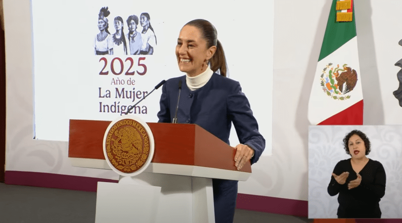 Sheinbaum festeja pausa en aranceles