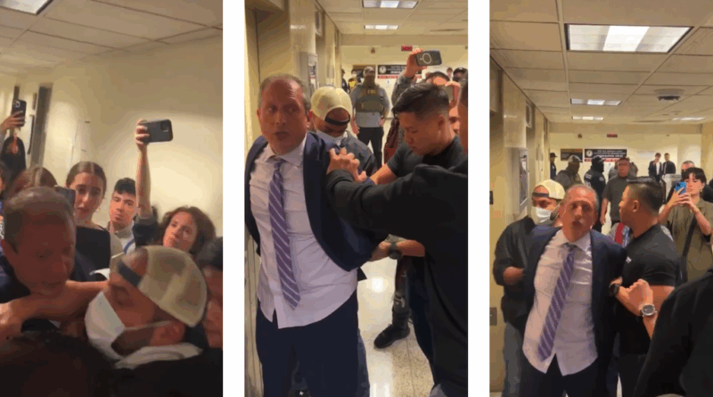 Brad Lander arrestado por ICE en Corte de Inmigración. (Pic Brad Lander).
