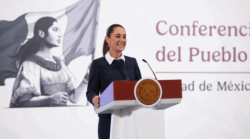 Claudia Sheinbaum, califica de insostenible la imposición de aranceles al acero mexicano por Estados Unidos.