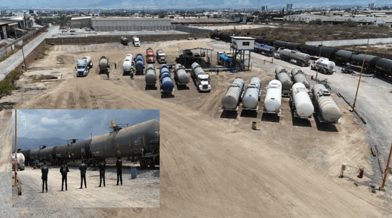 Decomiso histórico en México en combate al robo de gasolina. 📸 SSP-The Border Reports