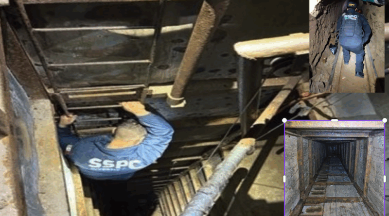 Hallan narcotúnel entre Tijuana y San Diego. (Pic SSP).