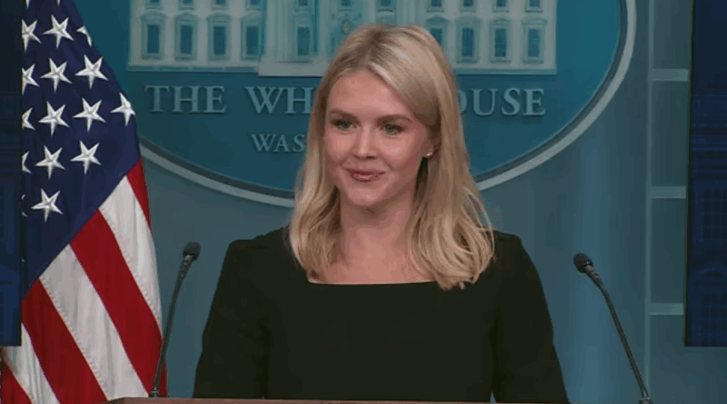 Karoline Leavitt: Trump decidirá sobre ataque Irán (Pic WhiteHouse).