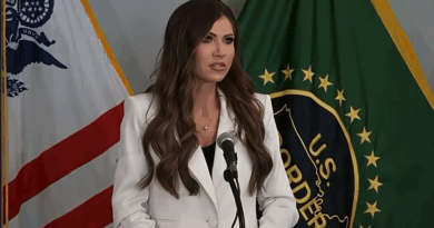 Kristi Noem, seretaria de DHS busca contratar 18,000 oficiales para ICE, CBP y Border Patrol. (📸 WH).