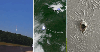 Meteorito impacta en Georgia, causa daños en el Condado Henry. (Pic NASA, Redes)