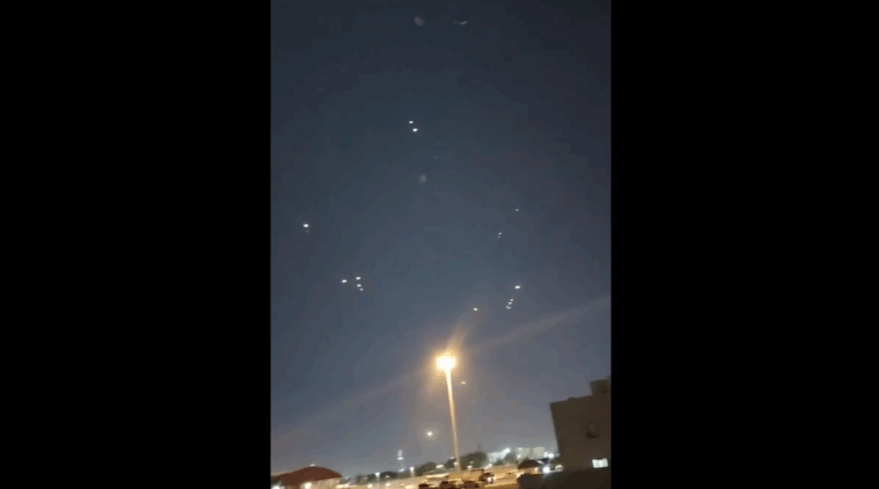 Qatar sufre ataque iraní. (Pic Redes).