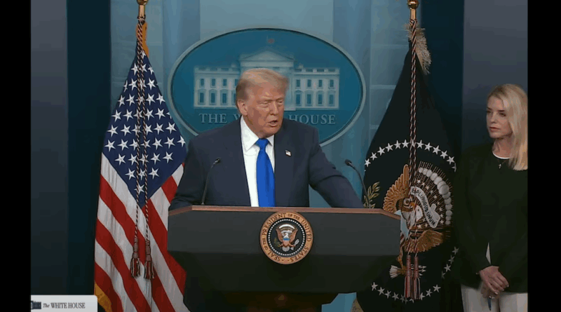 Trump busca eliminar ciudadanía por nacimiento a hijos de indocumentados. Pic. Captura).