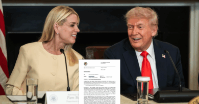 Trump y la fiscal general Pam Bondi, piden implementar políticas que plasmó en órdenes ejecutivas. (Pic. WH).-The Border Reports