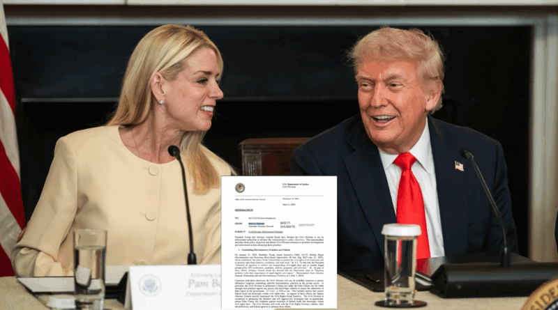 Trump y la fiscal general Pam Bondi, piden implementar políticas que plasmó en órdenes ejecutivas. (Pic. WH).-The Border Reports
