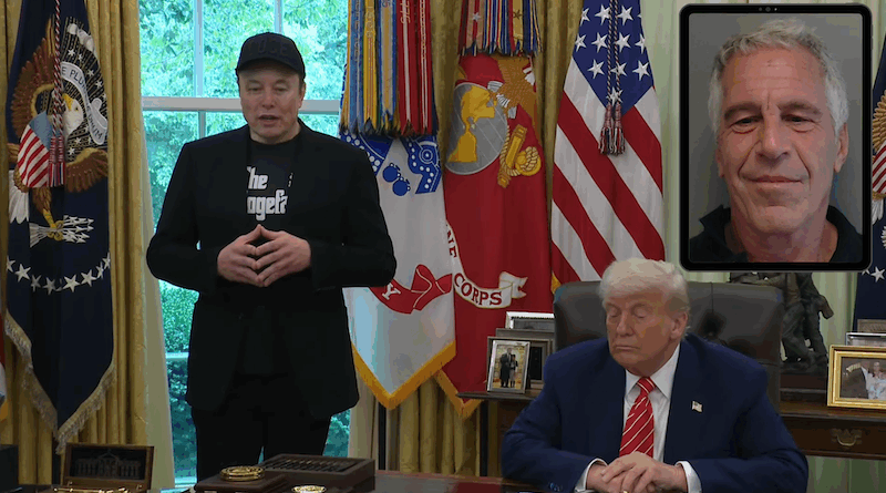 WASHINGTON D.C.- Elon Musk acusó a Donald Trump de estar mencionado en los archivos del caso Epstein. (📸 WH).